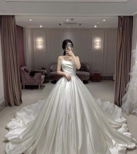 لباس عروس ساتن
