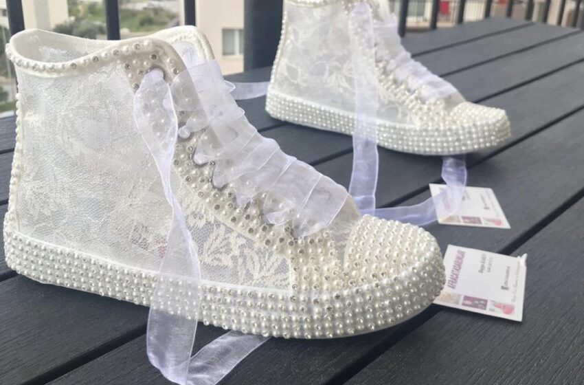  ١۵ مدل کفش اسپرت عروس(کتانی) زیبا